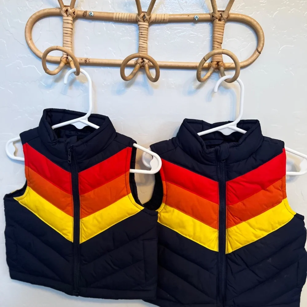 Janie and Jack aviator color chevron block vest - Picture 3 of 5